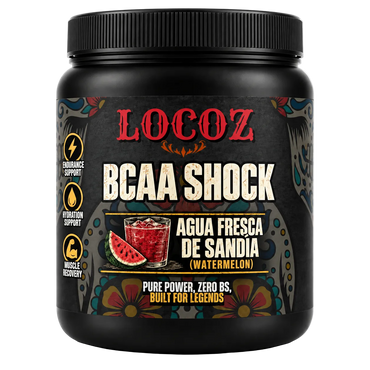 LOCOZ BCAA Shock agua fresca flavors